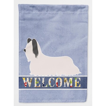 Carolines Treasures Skye Terrier Welcome Flag Canvas House Size BB8278CHF